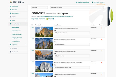 AllTrips - ABE - Image Management